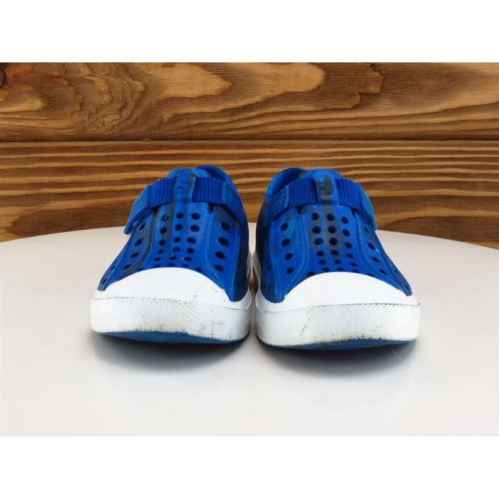 SKECHERS‎ Sz 6 Toddler Shoes Boys Slip-On Blue Synthetic Medium
